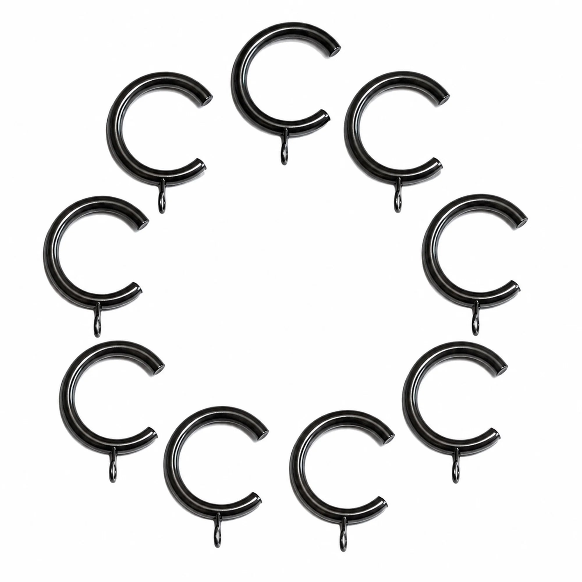 Large C-Split Passing Curtain Rings – 46mm OD × 36mm ID- Pack of 10