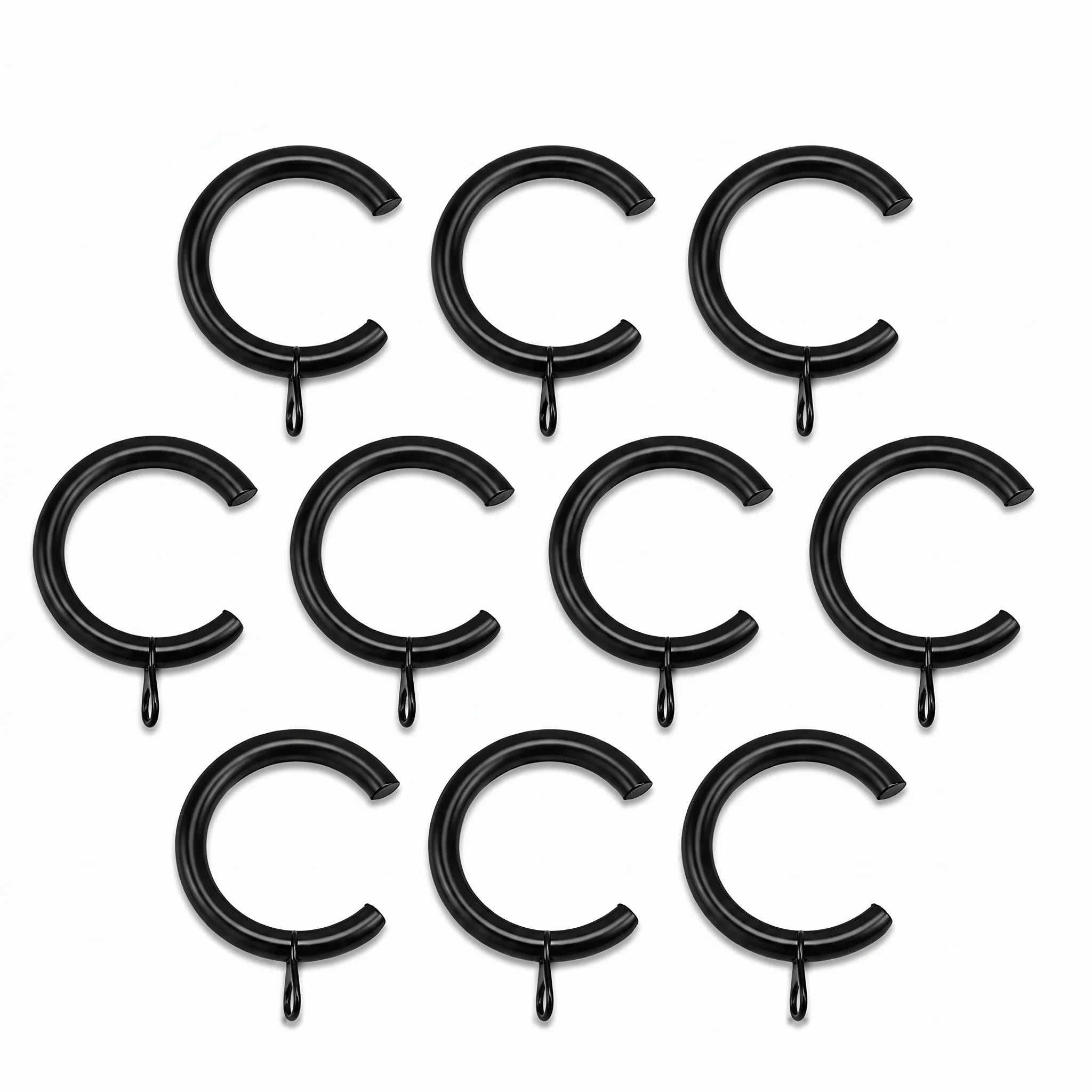 Large C-Split Passing Curtain Rings – 46mm OD × 36mm ID- Pack of 10