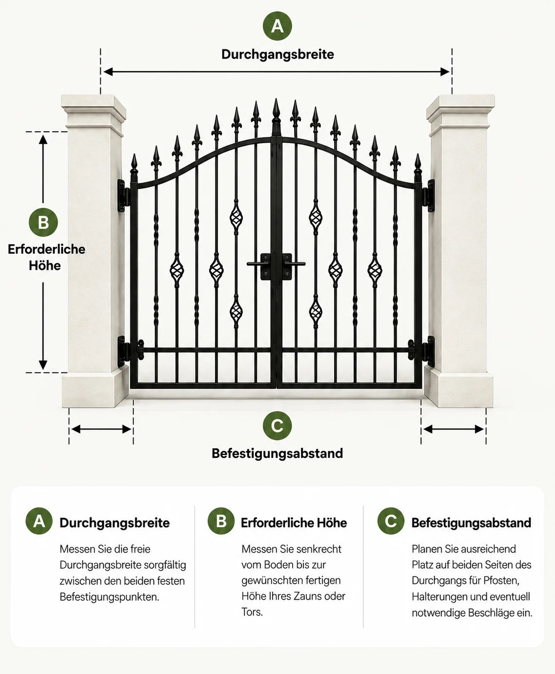 How to measure your window for wrought iron curtain poles