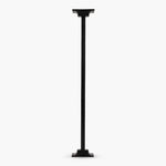 Premium wrought iron stair spindle baluster in matt black