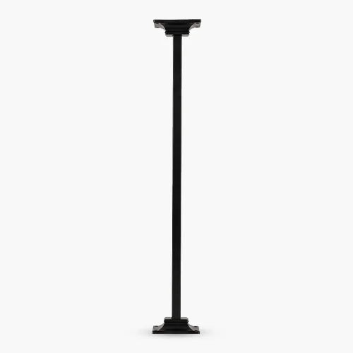 Premium wrought iron stair spindle baluster in matt black