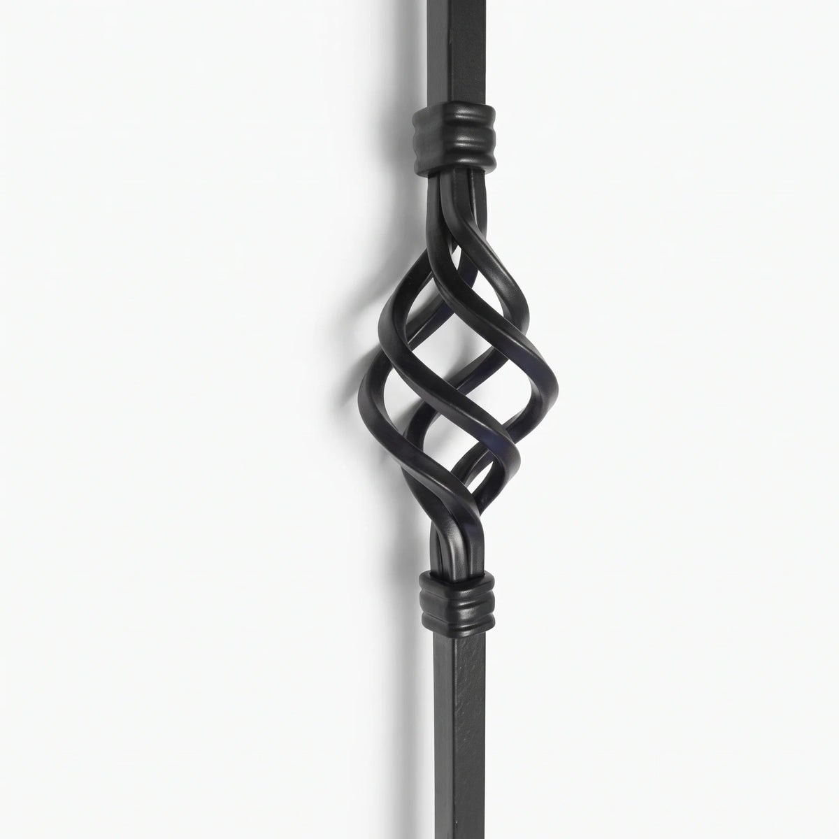 Wrought iron curtain poles and accessories for stylish window treatments